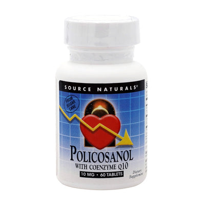 소스내추럴스_폴리코사놀 위드 코엔자임Q10 10mg, 60타블렛