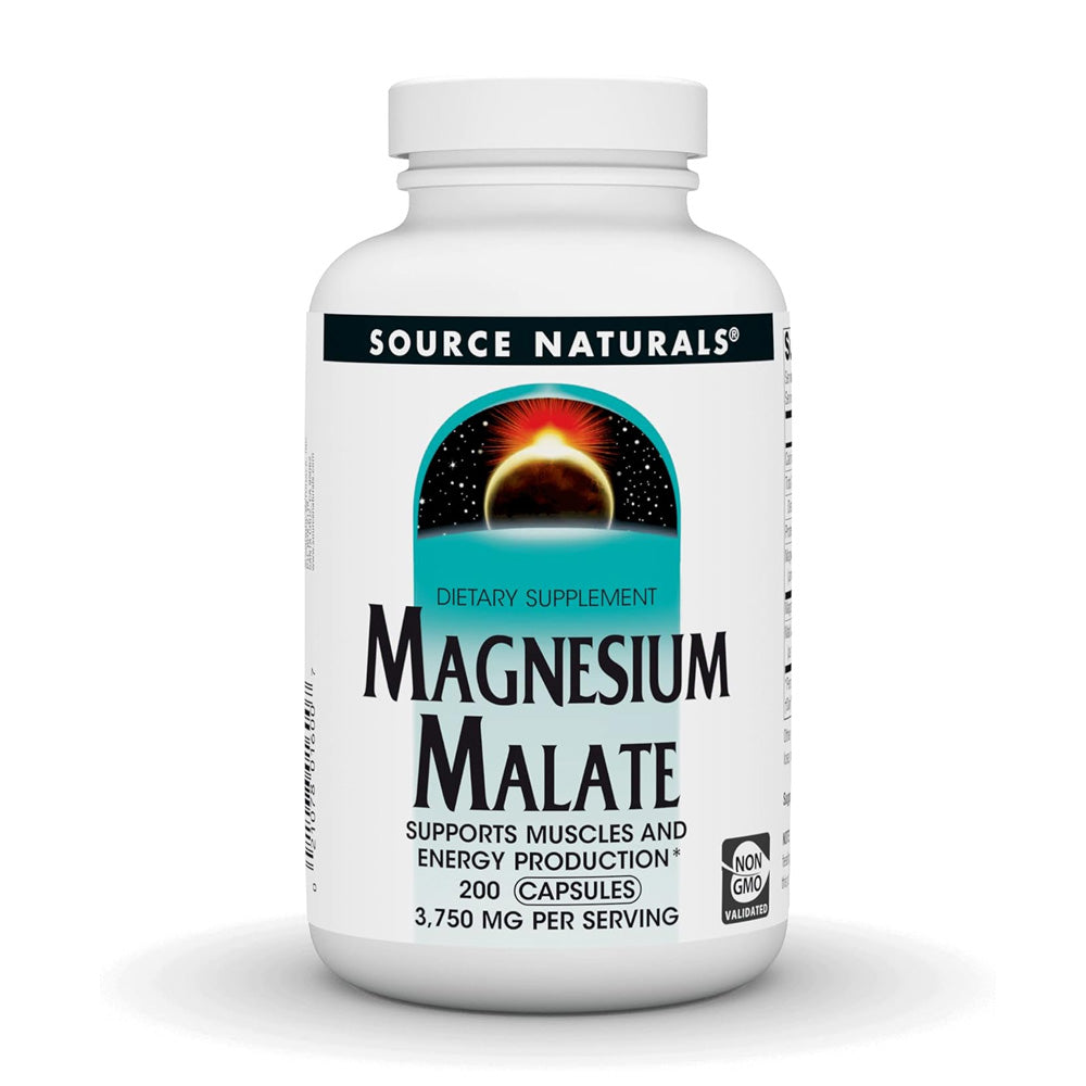 ソースナチュラルズ_マグネシウムマレート 3750mg、200カプセル
