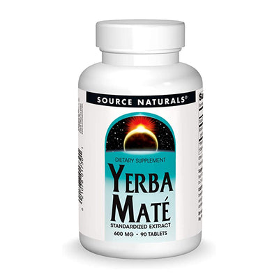 ソースナチュラルズ_イェルバマテ スタンダード抽出物 600mg、90タブレット
