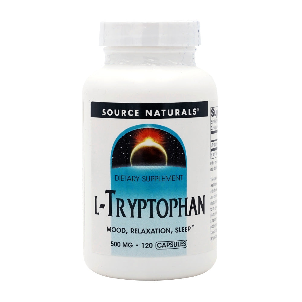 ソースナチュラルズ_L-トリプトファン 500mg、120カプセル