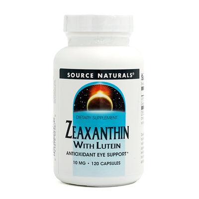 ソースナチュラルズ_ゼアザンチン ウィズ ルテイン 10mg、120カプセル