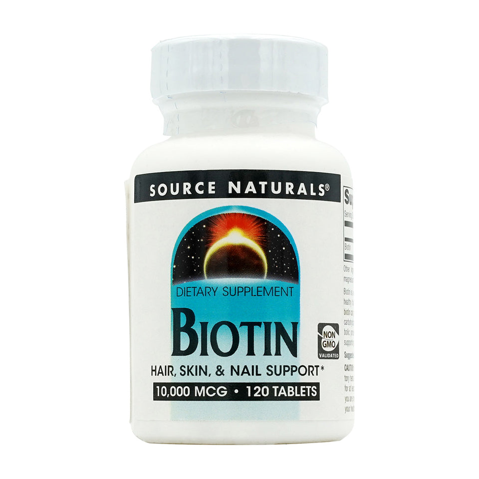 ソースナチュラルズ_ビオチン 10000mcg、120錠