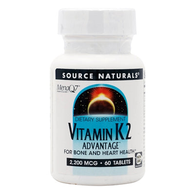 Source Naturals_ビタミンK2 アドバンテージ 2200mcg、60粒