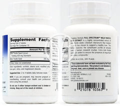 플래니터리허벌_풀 스팩트럼 밀크씨슬 씨드 추출물 260mg, 60타블렛