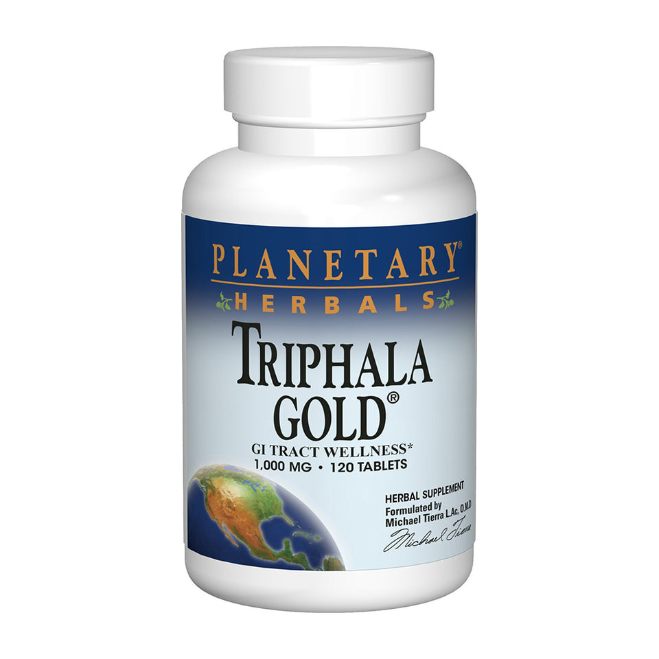 プラネタリーハーバル トリファラゴールド 1000mg、120タブレット