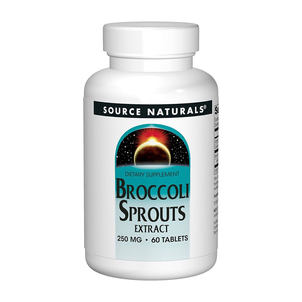 ソースナチュラルズ_ブロッコリースプラウト抽出物250mg、60タブレット