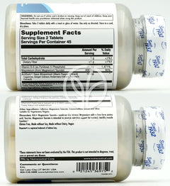 KAL マグネシウムタウリン酸塩+ 400mg、90タブレット