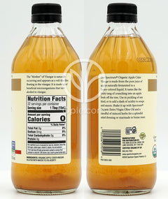 스펙트럼_오가닉 애플 사이다 비니거 언필터드, 473ml