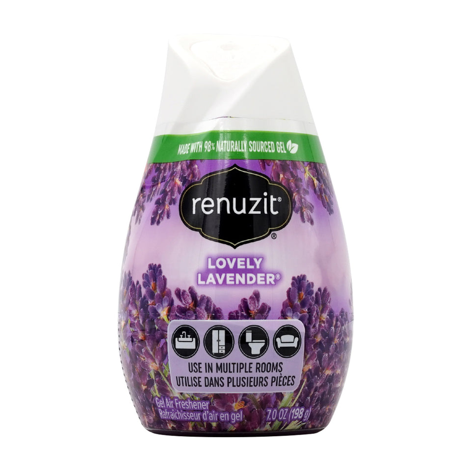 ゲルエアフレッシュナーコーン ラブリーラベンダー、200g