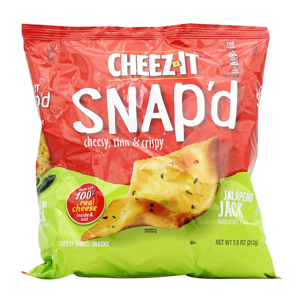 チーズイット_チーズイット スナップ チージィ シーン＆クリスピー ベイクドスナック ハラペーニョジャック, 212g