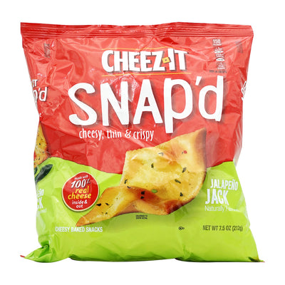 チーズイット_チーズイット スナップ チージィ シーン＆クリスピー ベイクドスナック ハラペーニョジャック, 212g