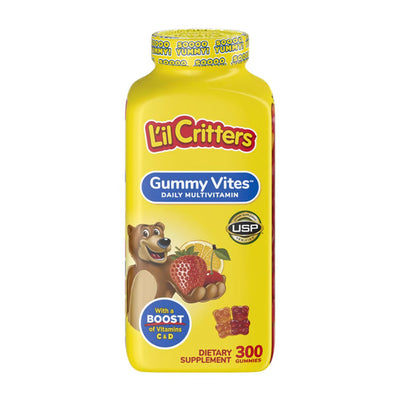 L'il Critters_グミバイツ デイリーマルチビタミン、300グミ