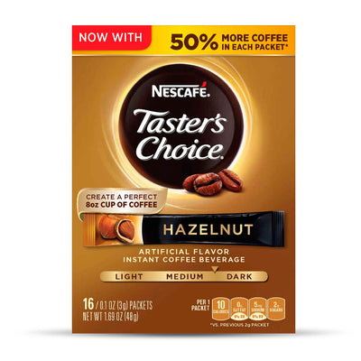 ネスレ_テスターズチョイス、ヘーゼルナッツ インスタントコーヒー 16パック 48g