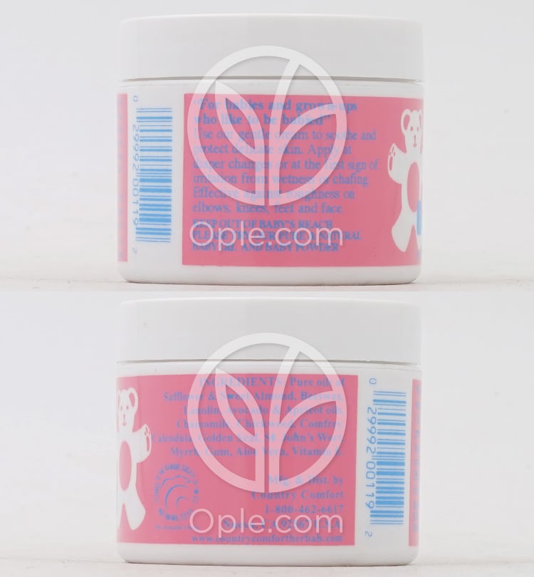 컨트리컴포트허벌_퓨어&내추럴 베이비 크림 57g — 후면