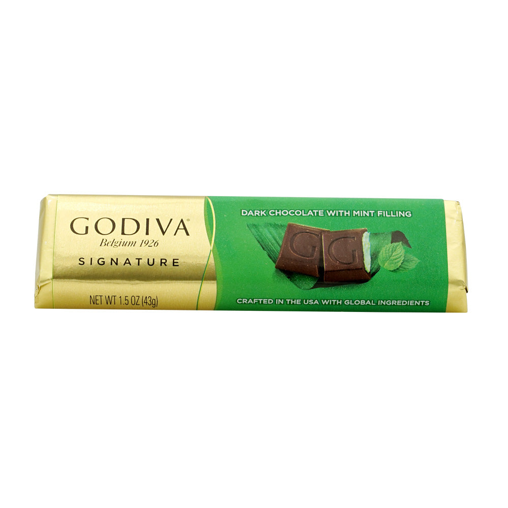 ゴディバ_シグネチャー ダークチョコレートバー ミントフィリング、43g