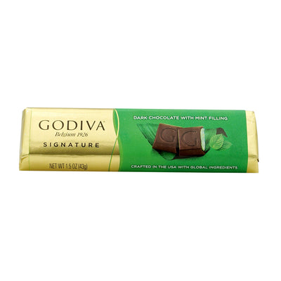 ゴディバ_シグネチャー ダークチョコレートバー ミントフィリング、43g