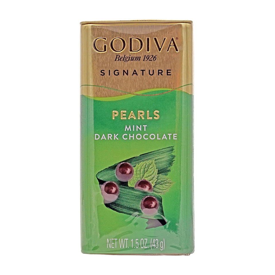 ゴディバ_ゴディバ シグネチャー パール ミントダークチョコレート、43g