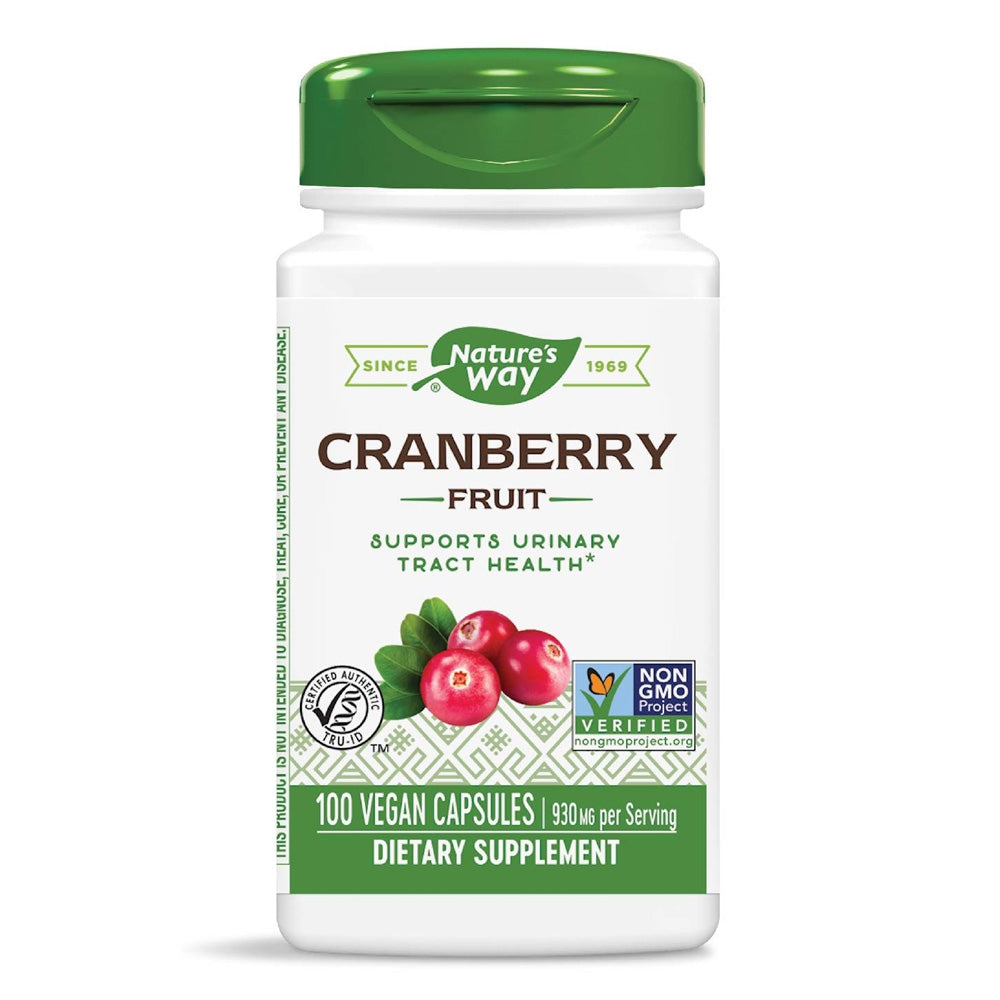 ネイチャーズウェイ_クランベリーフルーツ 930mg、100ベジカプセル