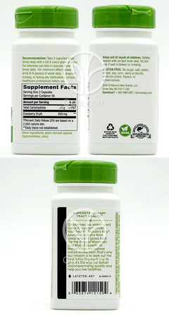 네이쳐스웨이_크랜베리 후르츠 930mg, 100 베지캡슐