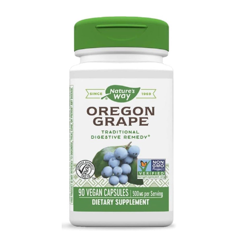 ネイチャーズウェイ_オレゴン グレープ 500mg、90ベジカプセル