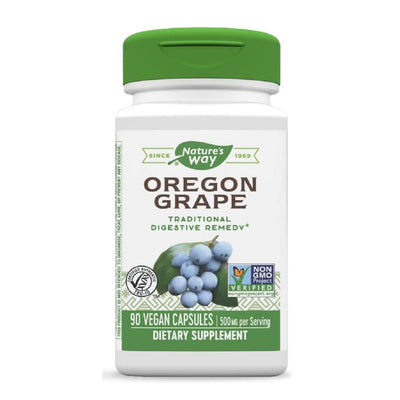 ネイチャーズウェイ_オレゴン グレープ 500mg、90ベジカプセル