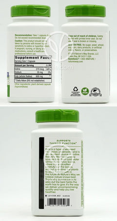 네이쳐스웨이_켈프 홀 엽상체 600mg, 180 베지캡슐