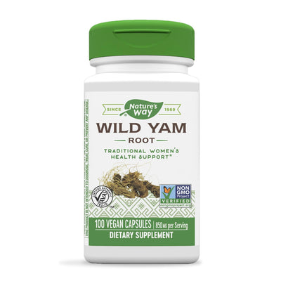 ネイチャーズウェイ_ワイルドヤムルート 850mg、100ベジカプセル