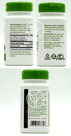 네이쳐스웨이_와일드 얌 루트 850mg, 100 베지캡슐