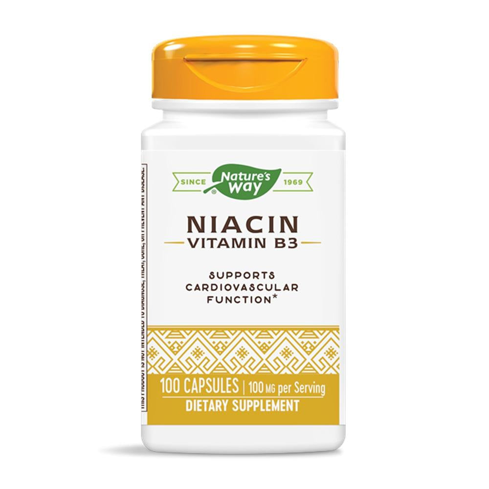 ネイチャーズウェイ_ナイアシン ビタミンB3 100mg、100カプセル