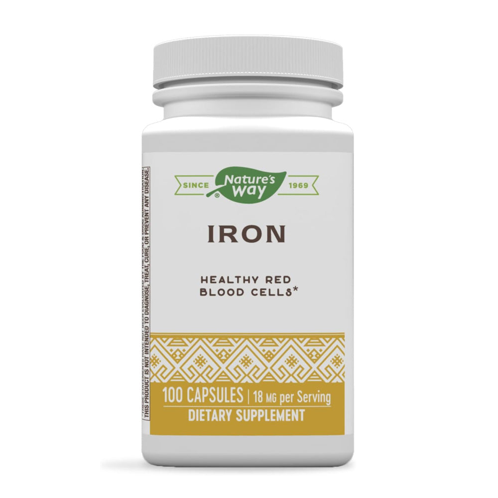ネイチャーズウェイ_鉄 18mg、100カプセル