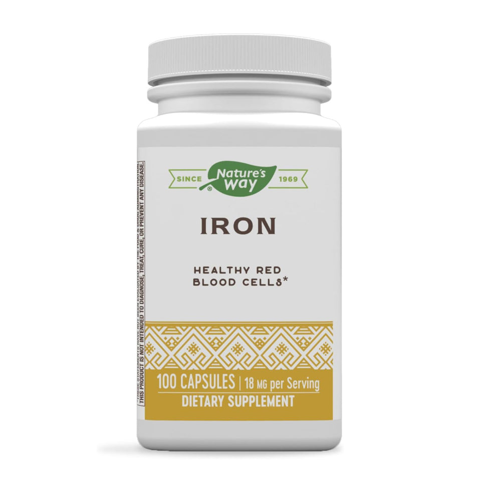 ネイチャーズウェイ_鉄 18mg、100カプセル