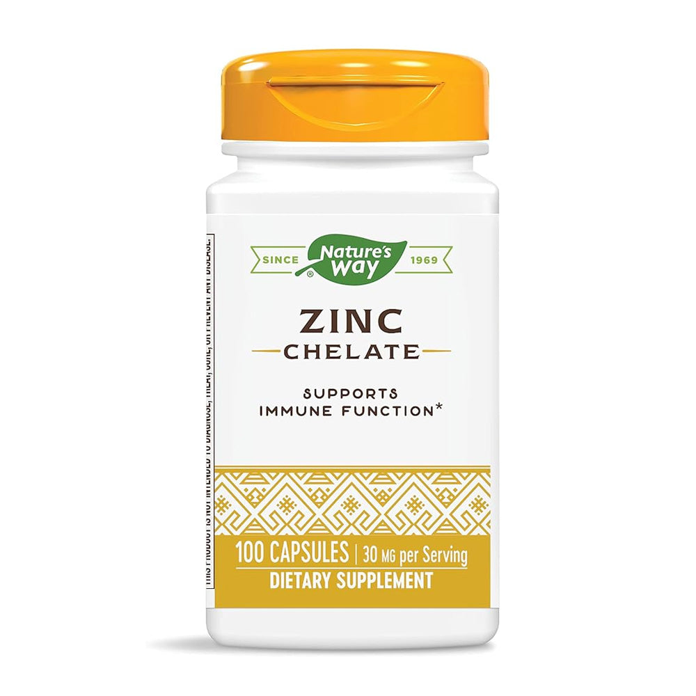 ネイチャーズウェイ_キレート亜鉛 30mg、100カプセル