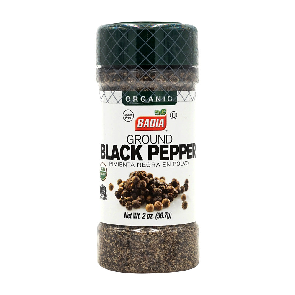 バディア オーガニックグラウンドブラックペッパー 56.7g