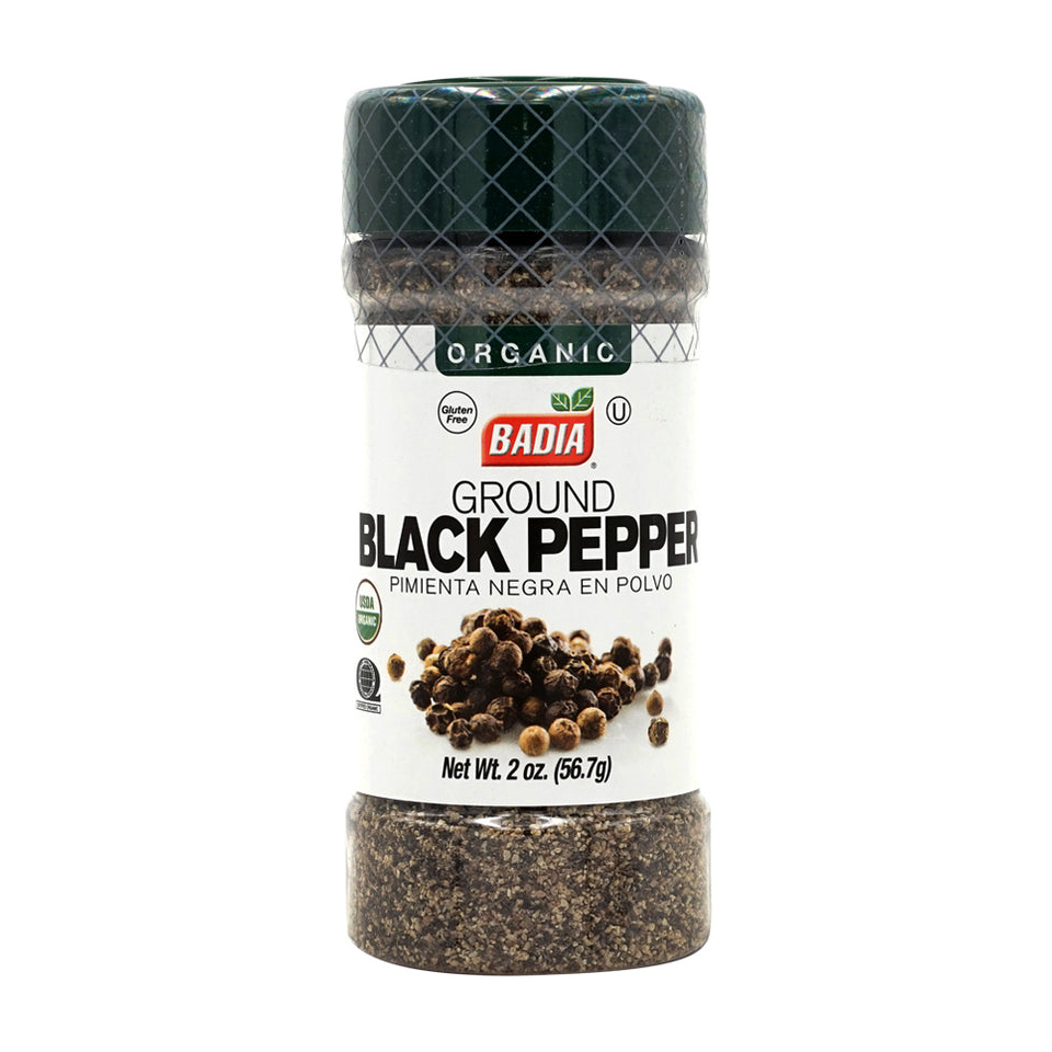 バディア オーガニックグラウンドブラックペッパー 56.7g