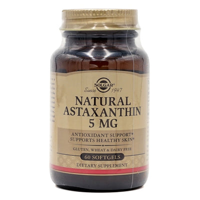 솔가_ナチュラルアスタキサンチン 5mg、60ソフトジェル