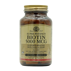 솔가_슈퍼 포텐시 비오틴 5000mcg, 100 베지캡슐