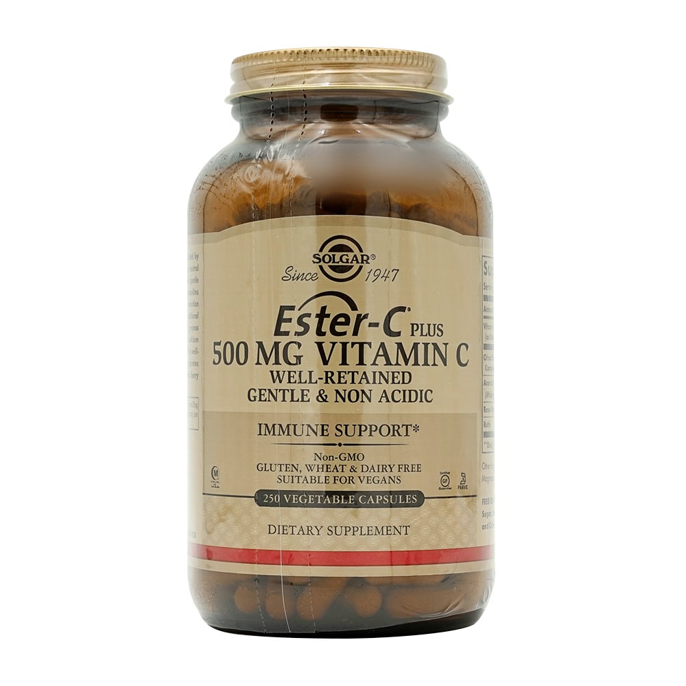 Solgar_エスターC プラス ビタミンC 500mg、250 植物性カプセル