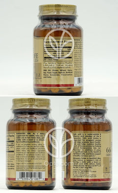 Solgar 葉酸 666mcg DFE (400mcg 葉酸)、250粒
