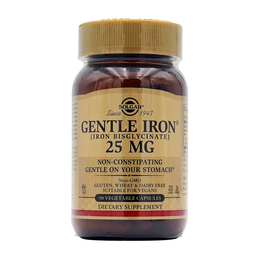 ソルガー_ジェントルアイアン25mg、90植物性カプセル