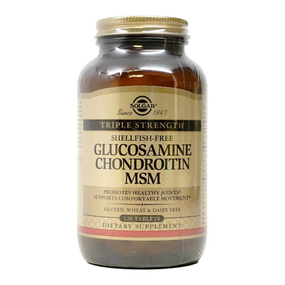 Solgar グルコサミンコンドロイチンMSM、120錠