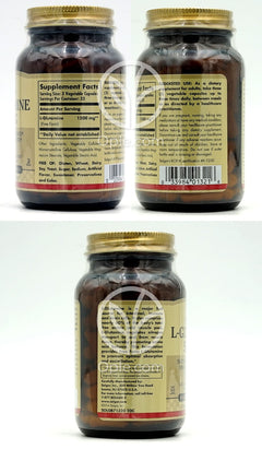 Solgar_L-グルタミン 500mg、100植物性カプセル
