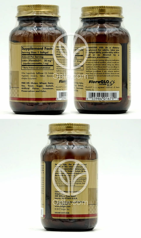 솔가_루테인 20mg, 60 소프트젤