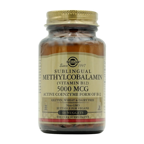 솔가_서브링구얼 메틸코발라민 (비타민 B12) 5000mg, 60 너겟