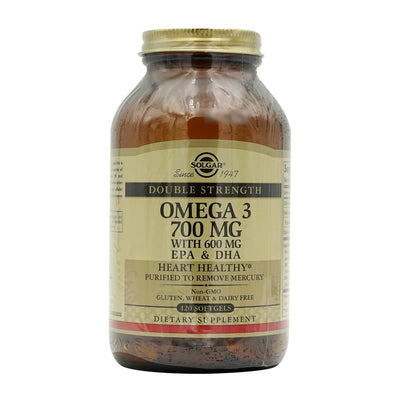 ソルガ_ダブルストレングス オメガ3 700mg、120ソフトジェル