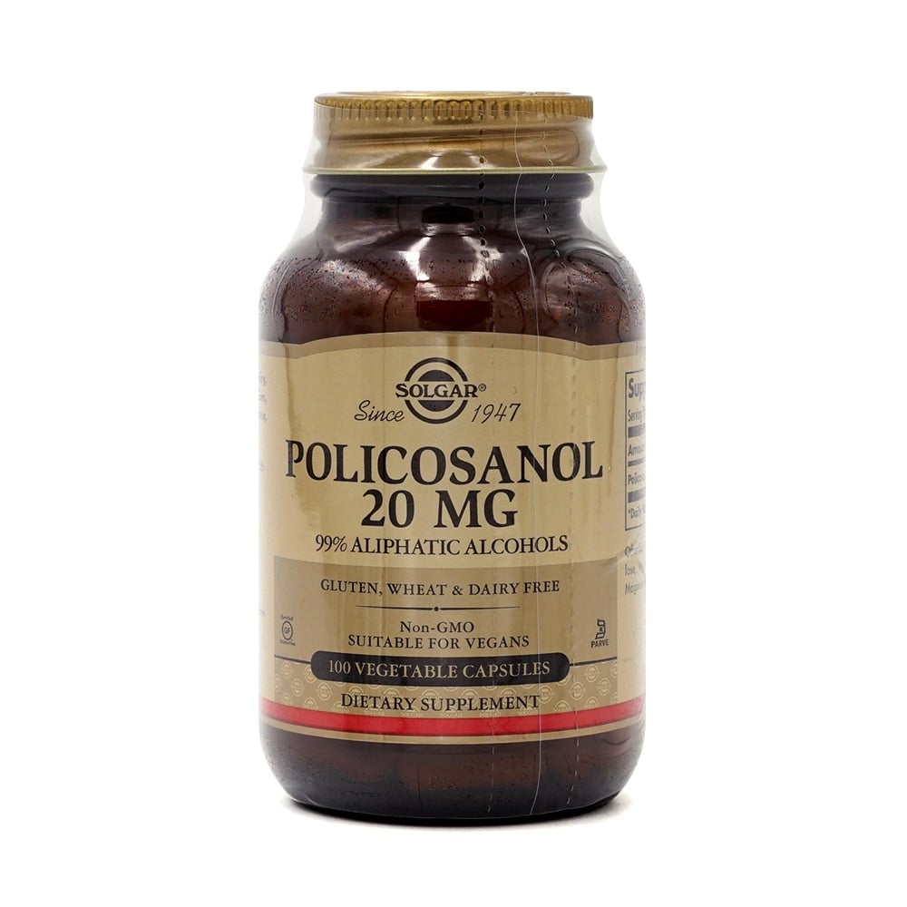 Solgar ポリコサノール 20mg、100植物性カプセル