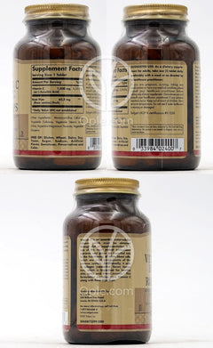 ソルガ_ビタミンC 1000mg ローズヒップ、100錠