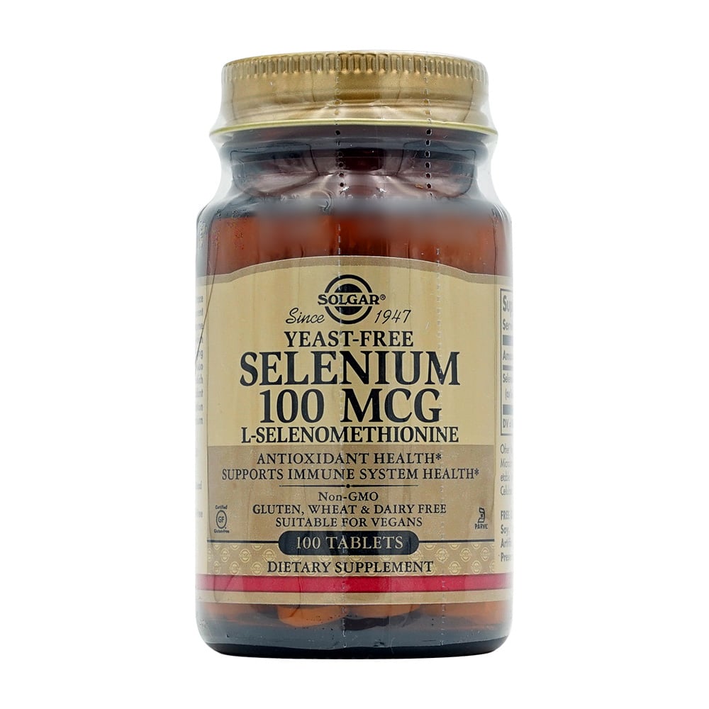 Solgar イーストフリーセレニウム 100mcg、100錠