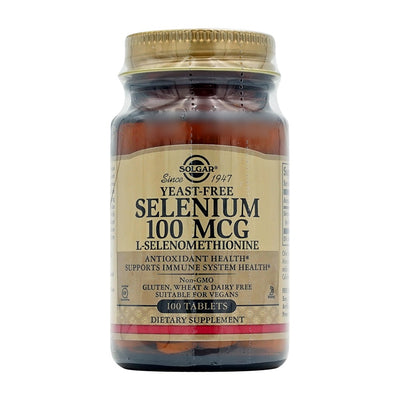Solgar イーストフリーセレニウム 100mcg、100錠