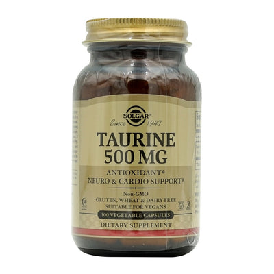 솔가_タウリン 500mg、100植物性カプセル