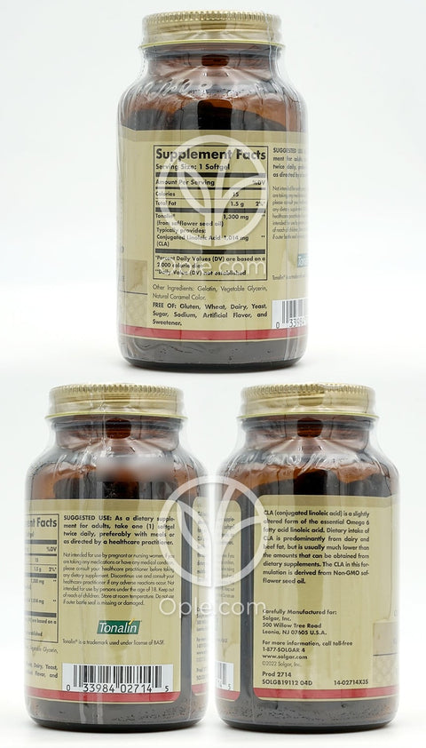 솔가_토날린 CLA (공액리놀레산) 1300mg, 60 소프트젤